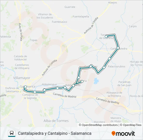 VACL-026 Bus Line Map