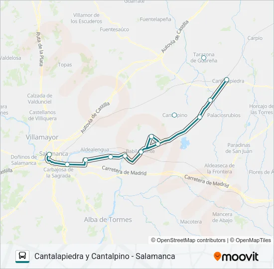 VACL-026 Bus Line Map