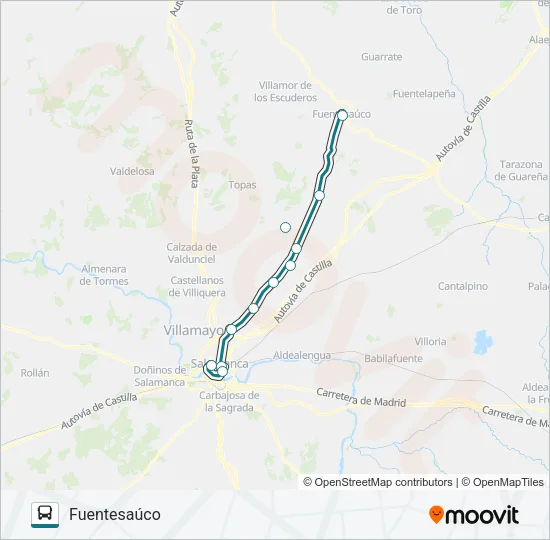 VACL-026 Bus Line Map