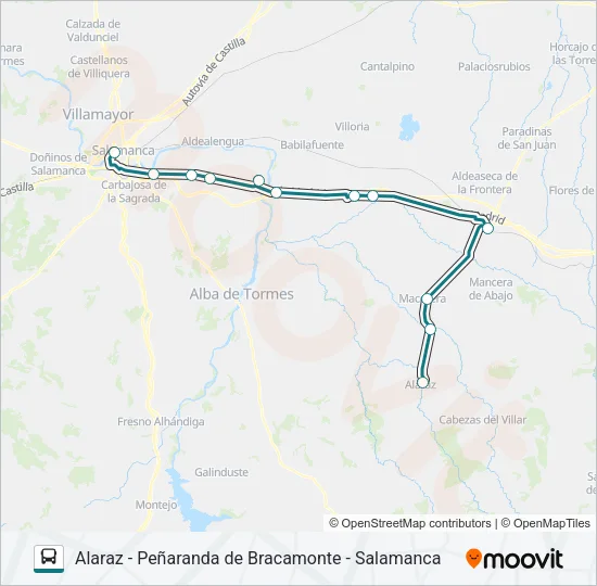 VACL-026 Bus Line Map