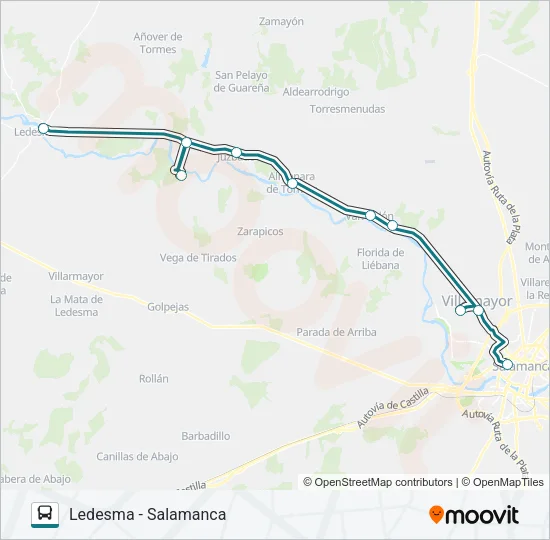 VACL-026 Bus Line Map