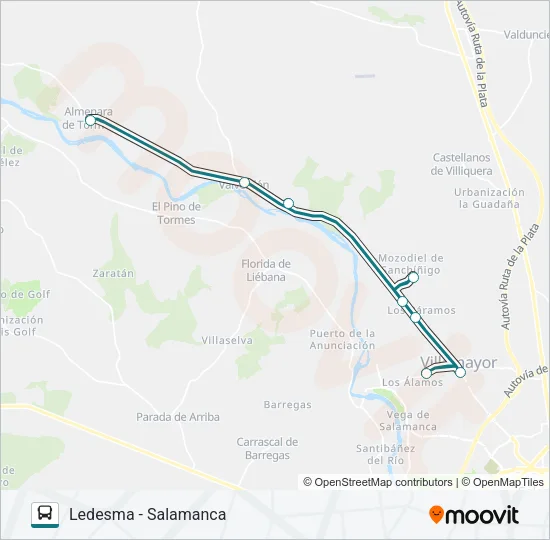 VACL-026 Bus Line Map
