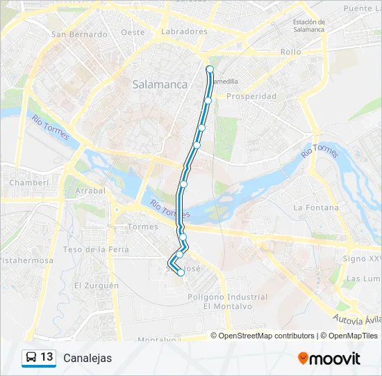 13  Line Map