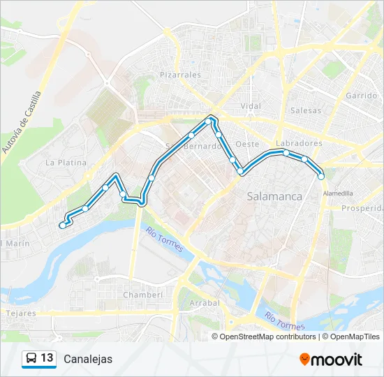 13  Line Map