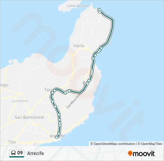 09 Bus Line Map