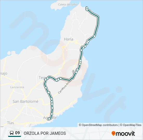 09 Bus Line Map