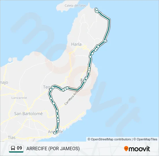 09 Bus Line Map