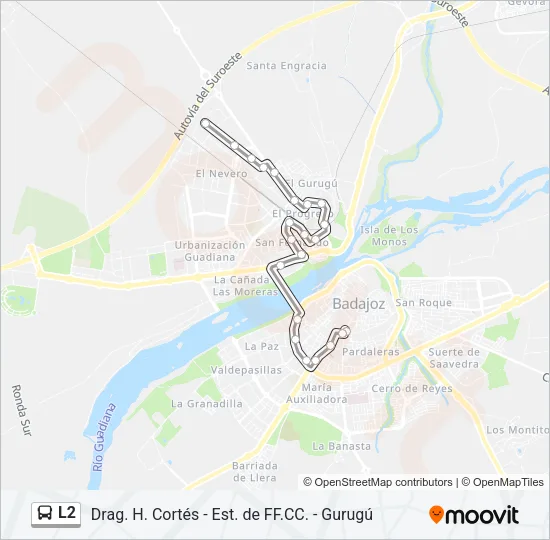 L2 Bus Line Map