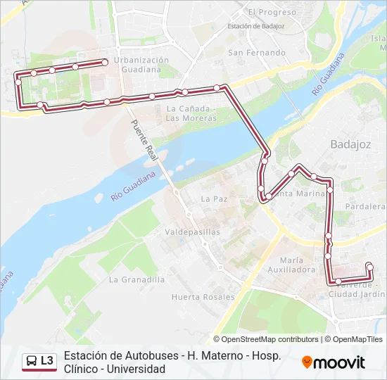 L3 Bus Line Map