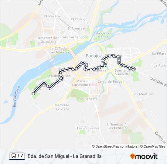 Linea L7 Horarios Paradas Y Mapas a De San Miguel Actualizado