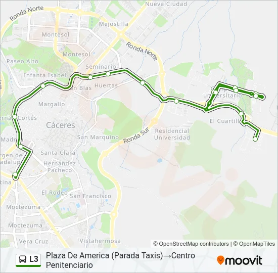 L3 Bus Line Map