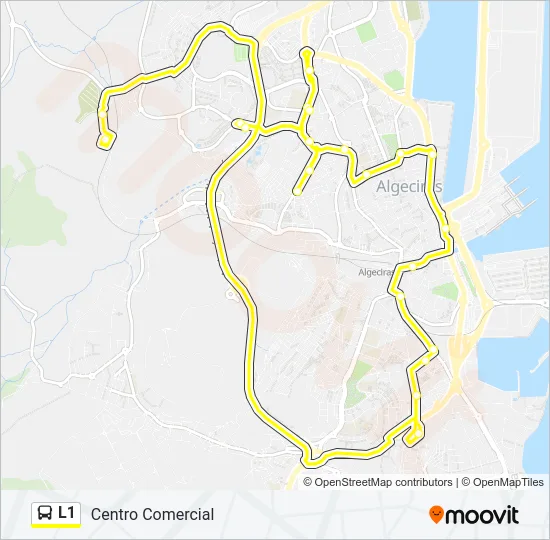 L1 Bus Line Map