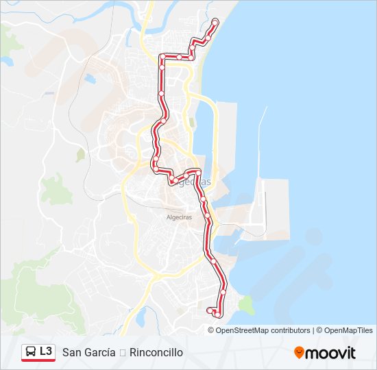 L3 bus Line Map