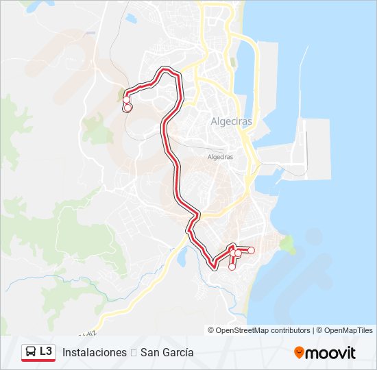 L3 bus Line Map