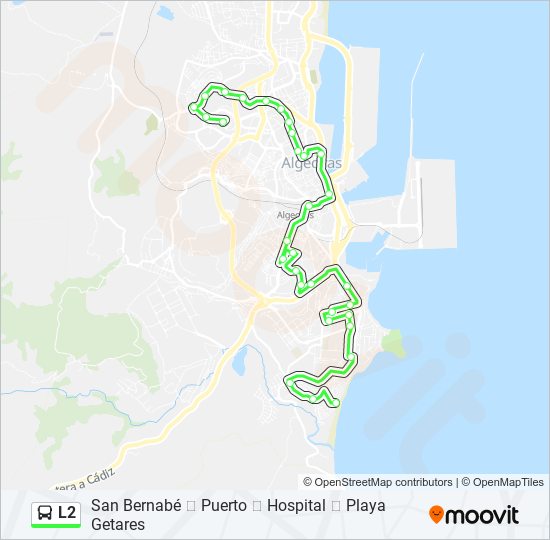 L2 bus Mapa de línia