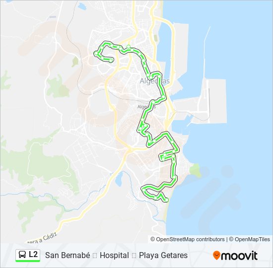 L2 bus Mapa de línia