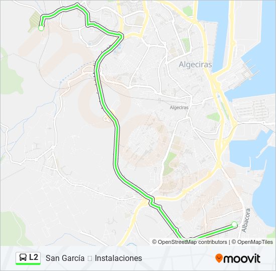L2 bus Line Map