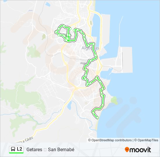 Mapa de L2 de autobús