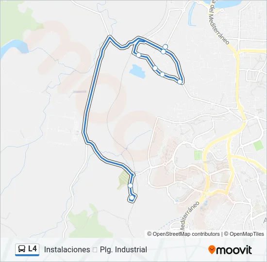L4 Bus Line Map
