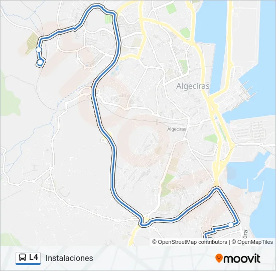 L4 Bus Line Map