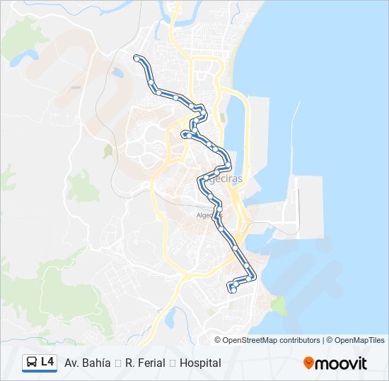 L4 bus Mapa de línia
