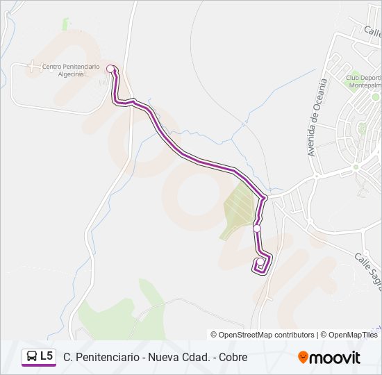 L5 bus Line Map