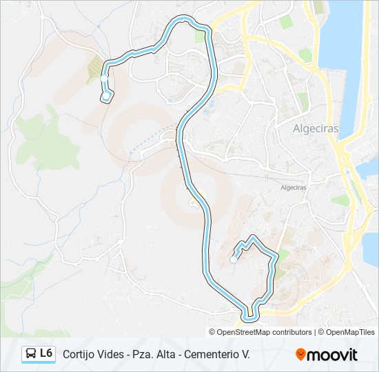 L6 bus Line Map