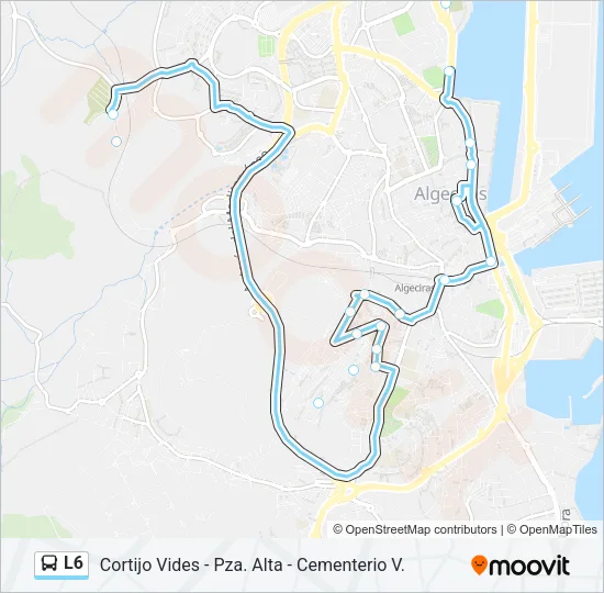 L6 Bus Line Map