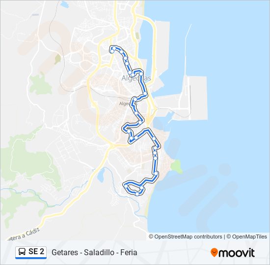 SE 2 bus Line Map