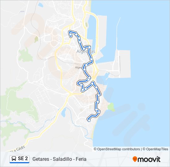SE 2 bus Line Map