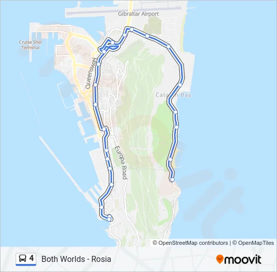 4 Bus Line Map