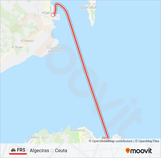 FRS Ferry Line Map