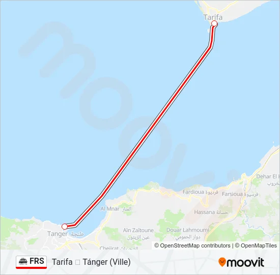 FRS Ferry Line Map
