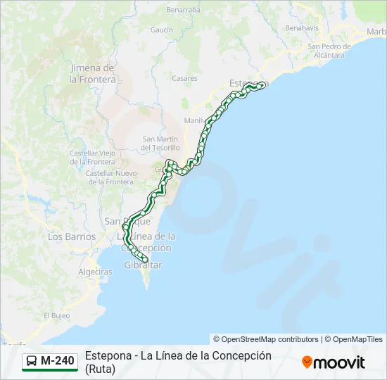 M-240  Line Map