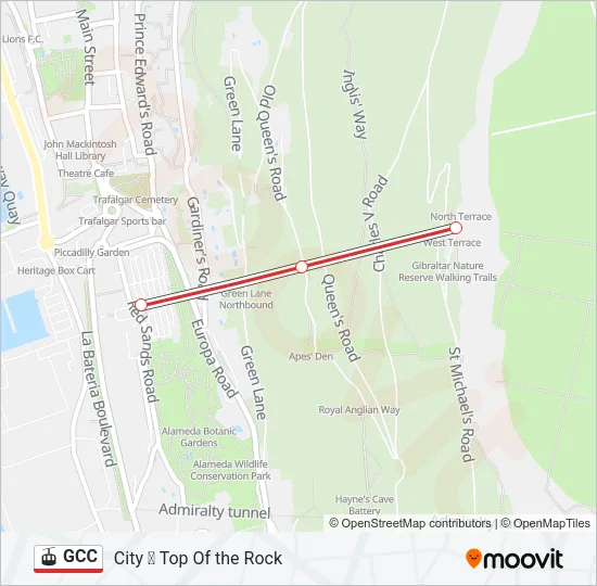 GCC Gondola Line Map
