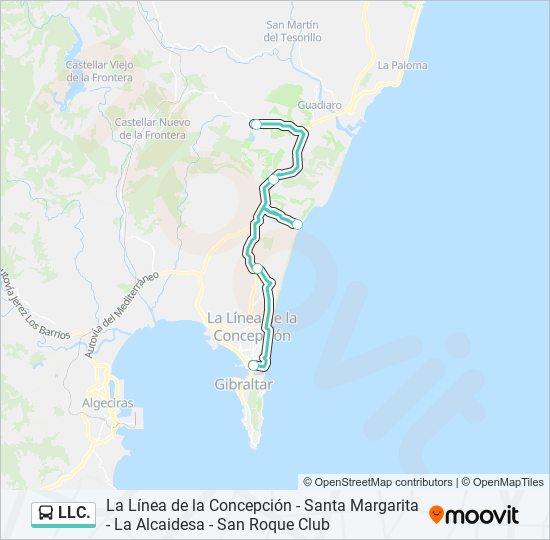 LLC. bus Line Map