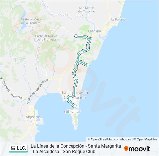 LLC. bus Line Map