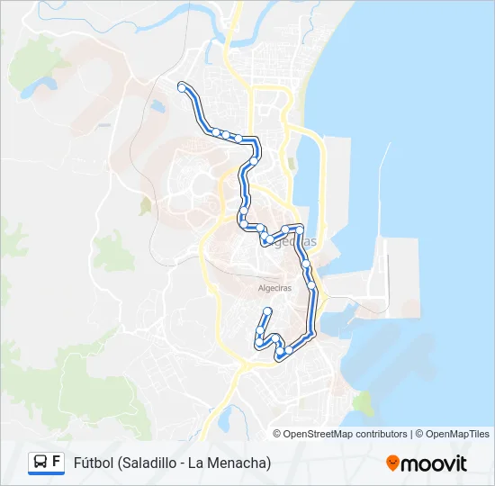 F Bus Line Map