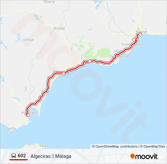 602 Bus Line Map