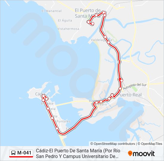 Mapa de M-041 de 