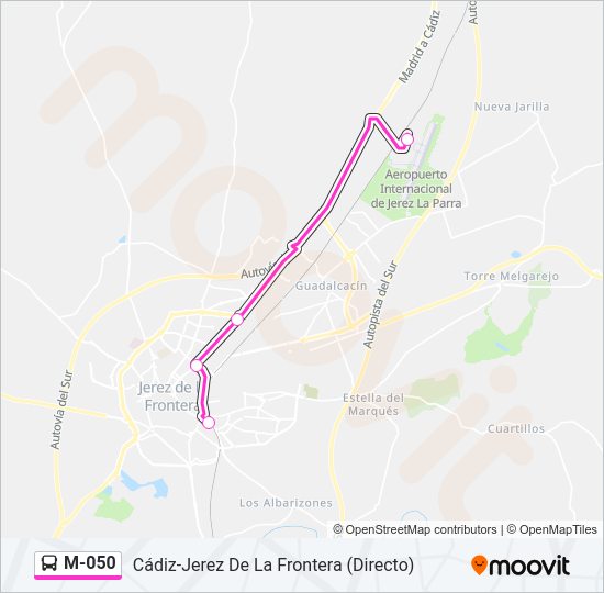 Mapa de M-050 de 
