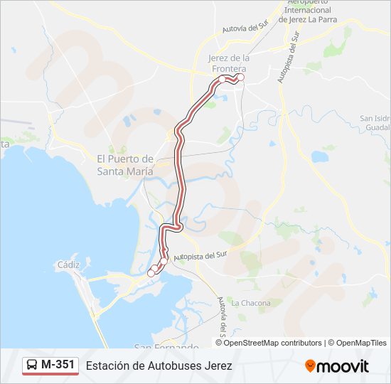 Mapa de M-351 de 