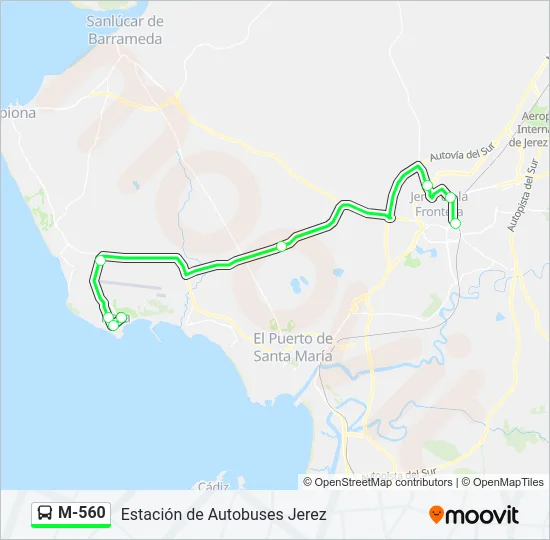 M-560  Line Map