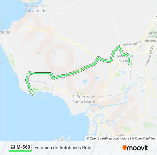 M-560  Line Map