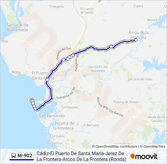 M-902  Line Map