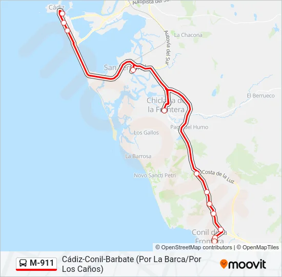 M-911  Line Map