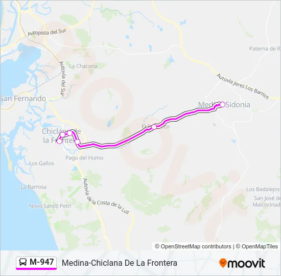 M-947  Line Map