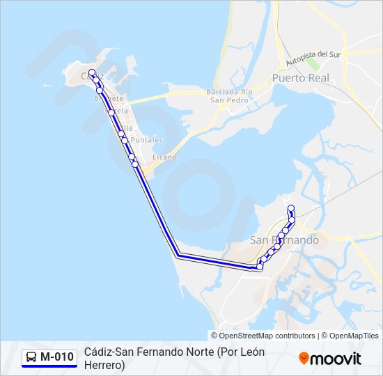 Mapa de M-010 de 
