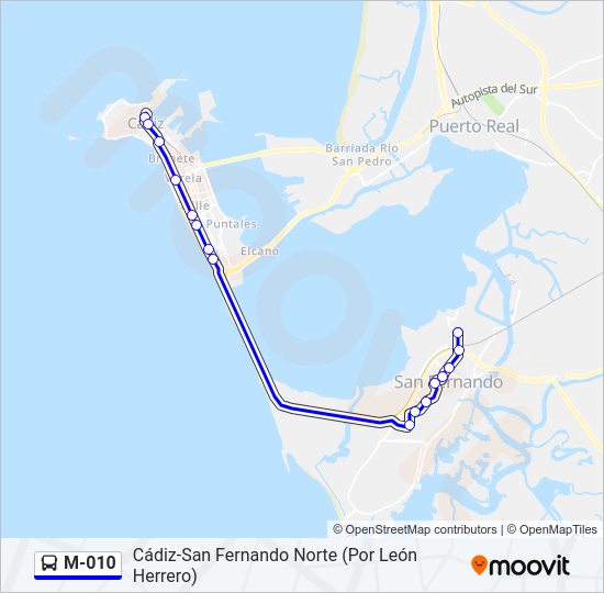 Mapa de M-010 de 