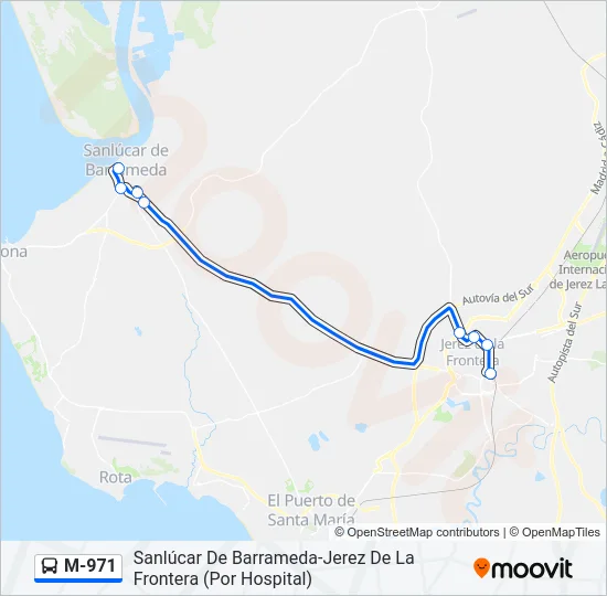 M-971  Line Map